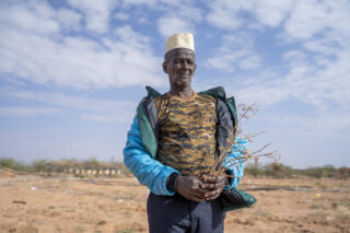 FarmerFieldDroughtFamily