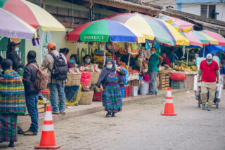 Marked i Guatemala under korona